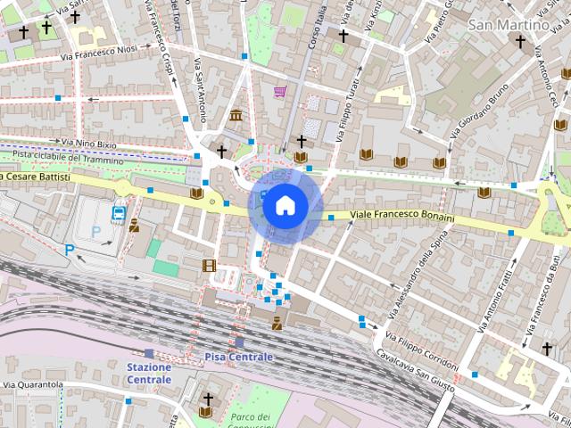 Bilocale in centro arredato e climatizzato