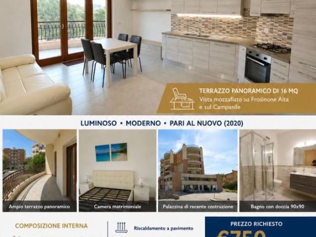 Bilocale nuovo, quarto piano, Tribunale, Frosinone