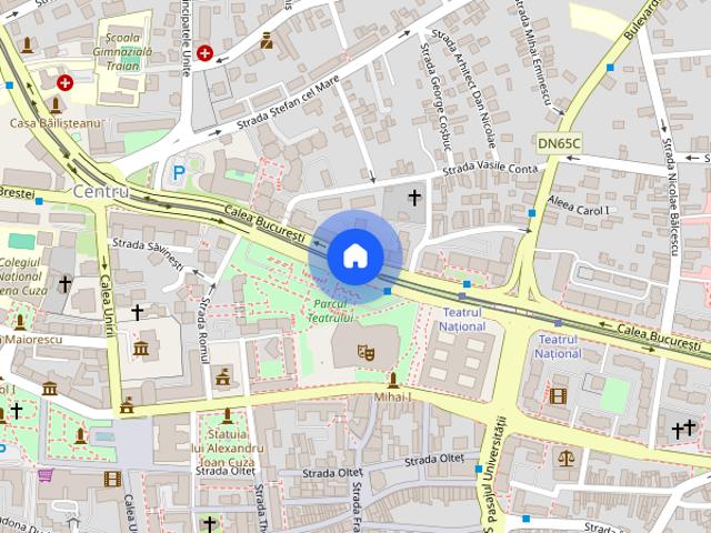 Birou Spatiu de locuit NEMOBILAT de inchiriat 2 camere apartament