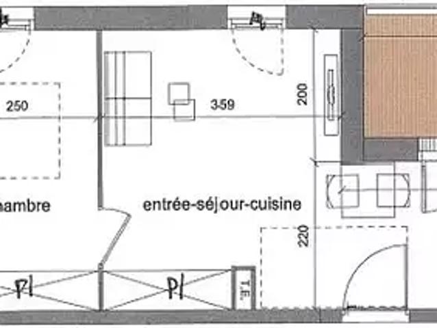 Biscarrosse 40600 Achat / Vente appartement 2 pièces t2 balcon