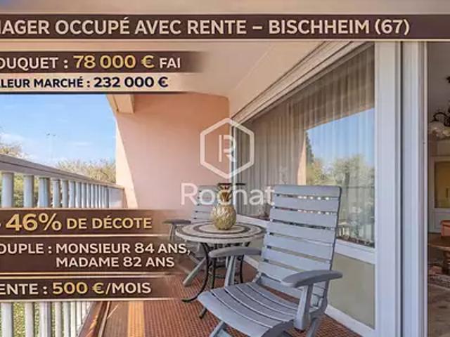 Bischheim 67800 Achat / Vente appartement 4 pièces t4