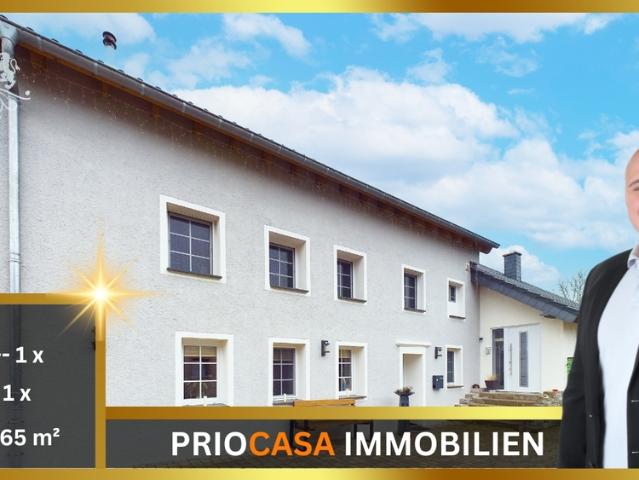 BITBURG ETW im 1.OG Hochwertig saniert Pelletheizung Wunderschöne Außenanlage hochwertige Küche Kamin