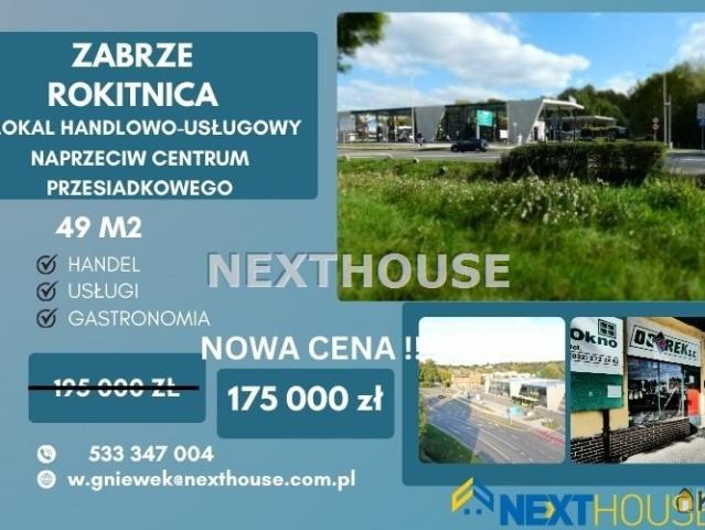 Biuro na sprzedaż woj. śląskie. Zabrze, Rokitnica, 175 000 PLN, 49,70 m2