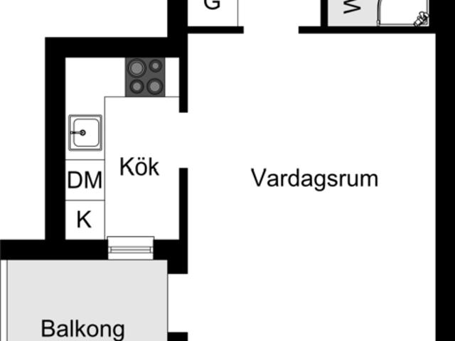Björnsonsgatan 140. 1,5 tr