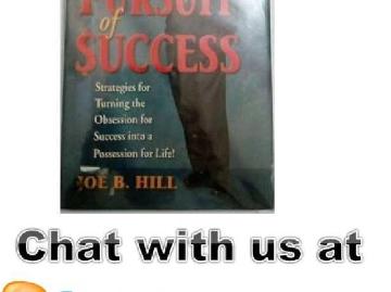 Book, In Pursuit of Success, Joe B. Hill Author