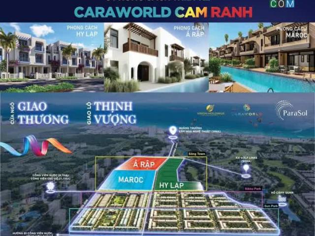 Booking Nhà Phố liền kề Cara World cạnh sân bay Cam Ranh hoàn thiện full nội thất