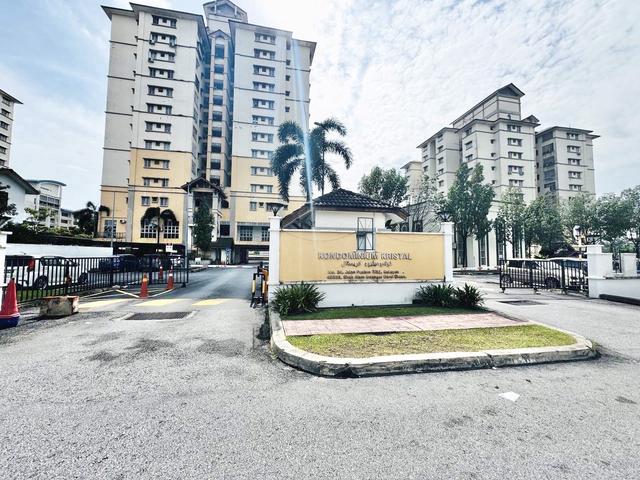 Booking RM1000 Kondominium Kristal Seksyen 7 Shah Alam