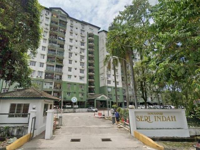 BOOKING 1K Pangsapuri seri indah 860sf Seri kembangan FULL LOAN