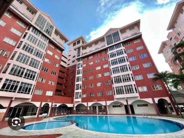 Booking 500 fulloan apparment Permai villa diskaun 65k bumi lot