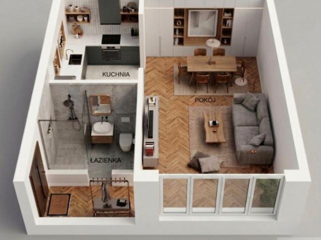 Bocheńska 25,38 m², Kraków