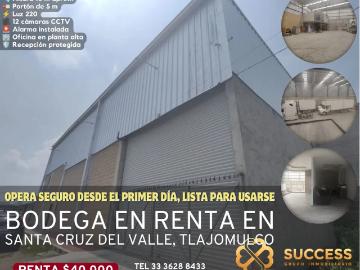 Bodega en Renta – Santa Cruz del Valle, Tlajomulco