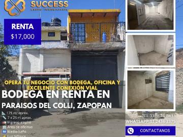 Bodega en Renta – Paraísos del Colli, Zapopan