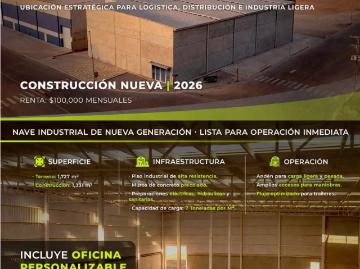 Bodega Industrial en Renta con opción a Venta en TOP PARK
