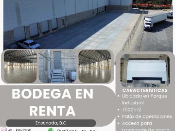 BODEGA INDUSTRIAL EN RENTA EN CARRT. TRANSPENINSULAR