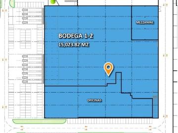 Bodega Industrial Renta Azcapotzalco 15023 m2