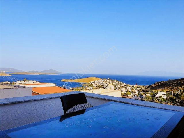 Bodrum Bağla Bankev Sitesin De 2+1 Full Deniz Manzaralı Üstkat