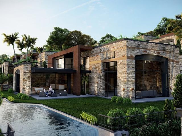 Nowoczesny dom z basenem i 6 pokojami w Bodrum