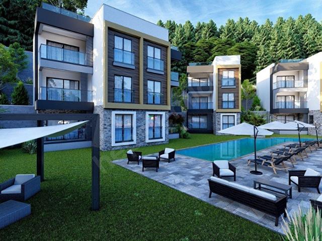 BODRUM GÜLLÜK'TE DENİZ MANZARALI SATILIK 2+1 DAİRE