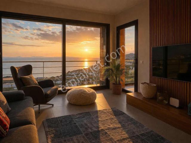 Bodrum,gümüşlük'te,satılık,deniz Manzaralı,2 Banyolu,2+1,daire
