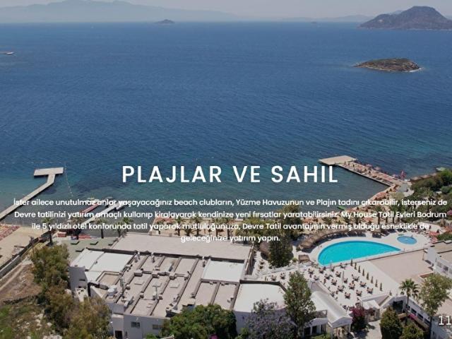 BODRUM GÜMÜŞLÜK MYHOUSE BODRUM TEMMUZ 2. HAFTA SATILIK DEVREMÜLK