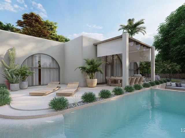 Bodrum Kızılağaç'ta Bali Konseptli Satılık Villa