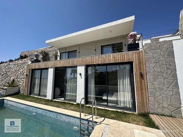 Bodrum Milas Havalimanı Yakını Dörttepe Kiralık Havuzlu Villa