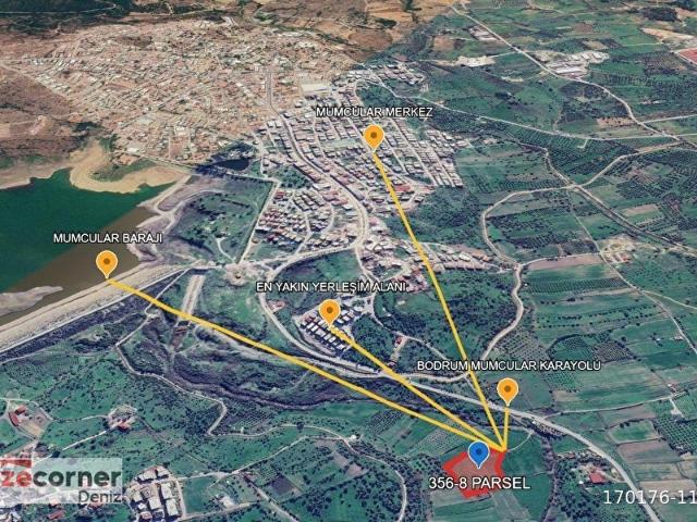 BODRUM MUMCULAR'DA YATIRIM DEĞERİ YÜKSEK 7.014 m TARLA