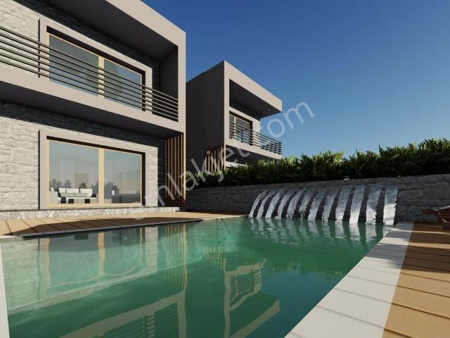 Bodrum Sınırı Meşelik De Kazandıran 3+1 İkiz Villa Fırsatı