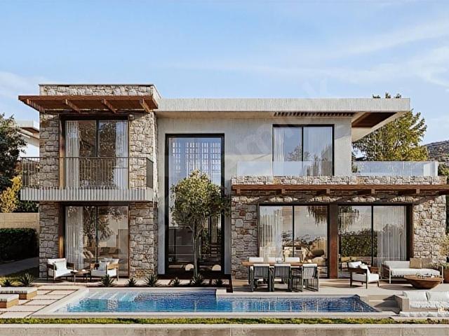 Bodrum Yahşi Sahile Denize Yakın 3+1 Yeni Proje'de Satılık Villa