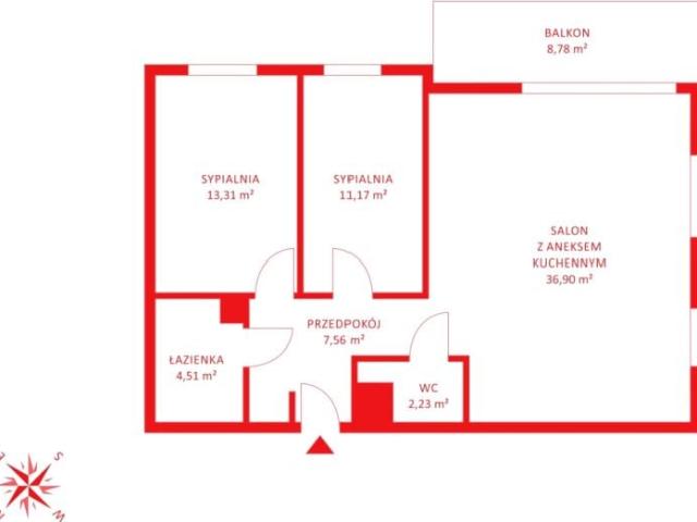 Bogumiła Kobieli 75,48 m², Gdańsk