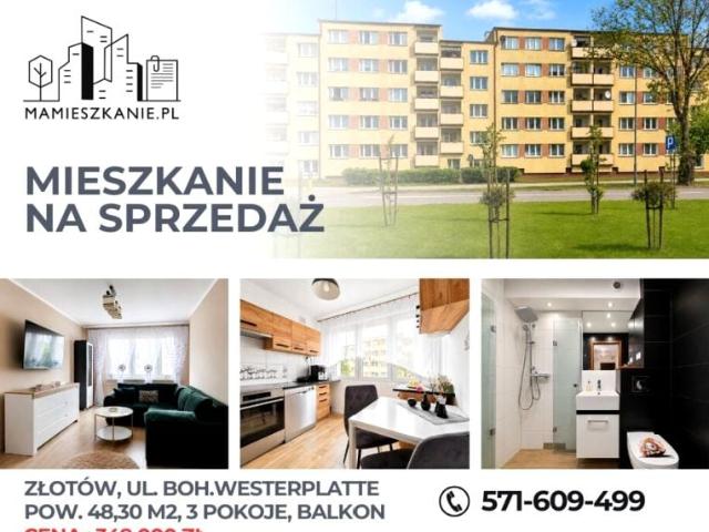Bohaterów Westerplatte 48,30 m², Złotów