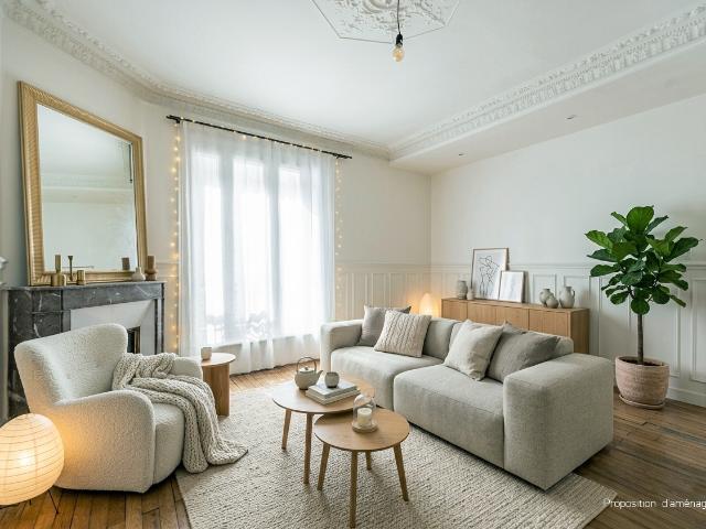 BOIS COLOMBES GARE 3 PIECES 69 m2 449 000 euros FAI