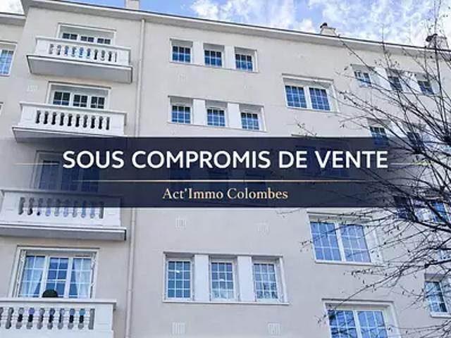 Bois Colombes 92270 Achat / Vente appartement 3 pièces t3 cave