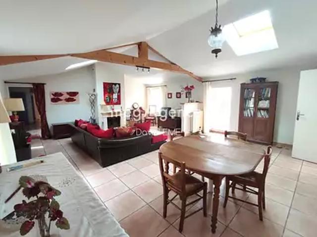 Bois de Céné 85710 Achat / Vente maison 7 pièces t7 terrasse cave