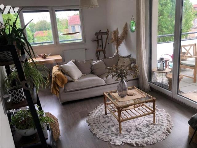 Bois Guillaume, beau T2 avec balcon de 42 m²