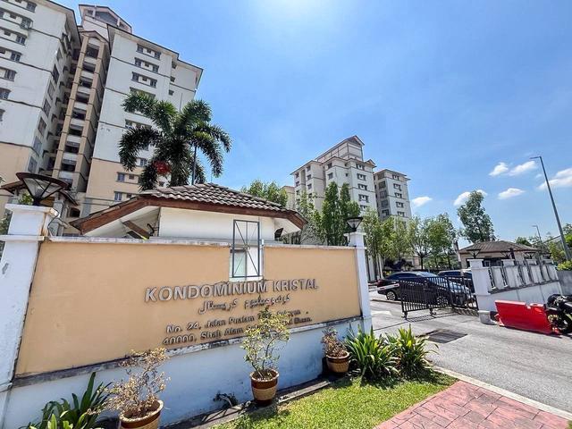 Boleh Full Loan Kondominium Kritsal Seksyen 7 Shah Alam