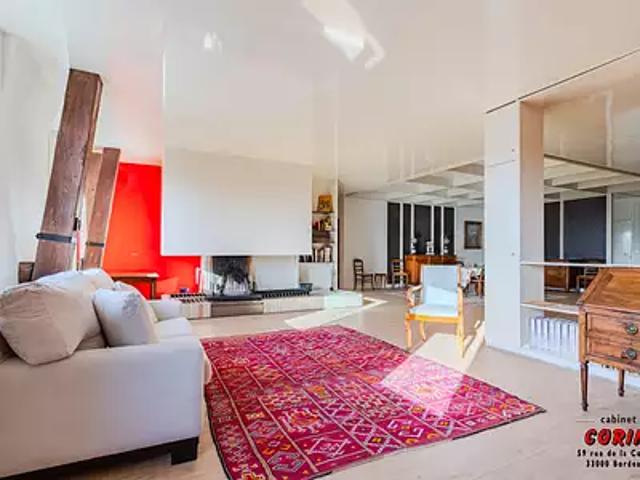 Bordeaux 33000 Achat / Vente appartement 4 pièces t4 au dernier étage parking