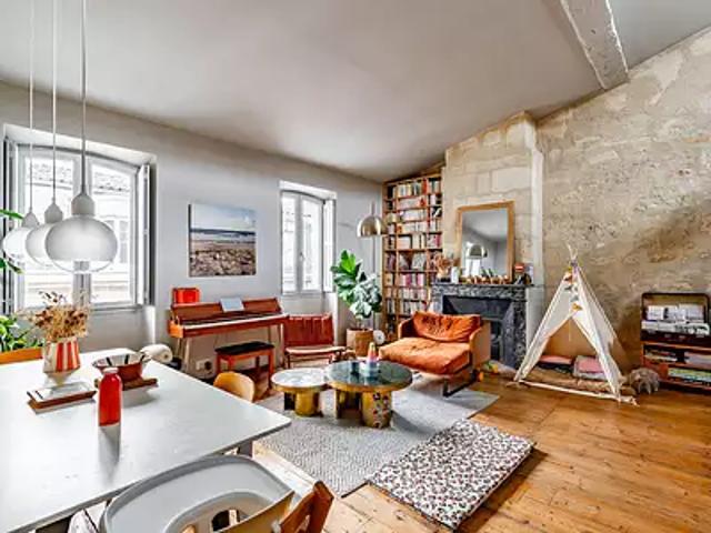 Bordeaux 33000 Achat / Vente appartement 4 pièces t4 au dernier étage
