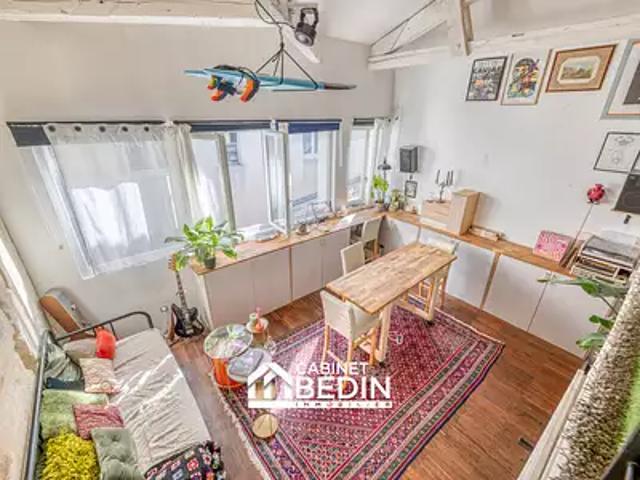 Bordeaux 33000 Achat / Vente appartement 2 pièces t2 au dernier étage