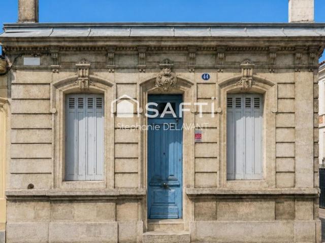 Bordeaux Barrière de Pessac – Maison avec jardin, garage et fort potentiel !