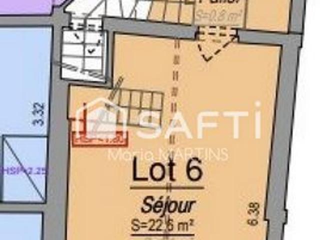 BORDEAUX BASTIDE DUPLEX A RENOVER AVEC TERRASSE BEAUX VOLUMES ET FORT POTENTIEL