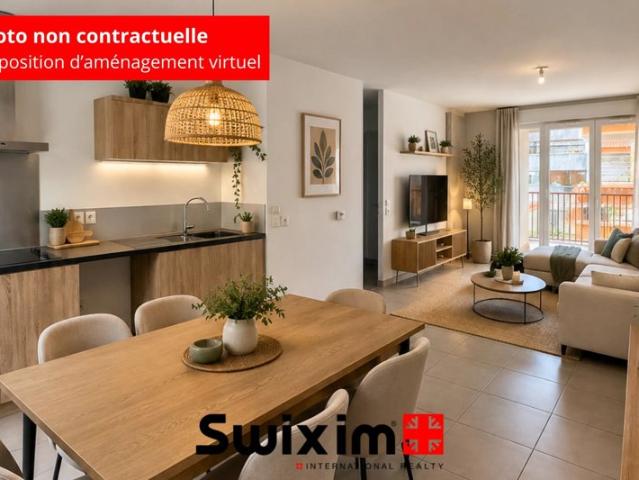 Bordeaux Chartrons: Appartement 3 pièces de 65m² avec loggia et parking couvert