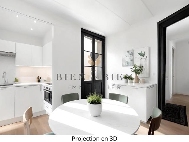 BORDEAUX HYPERCENTRE APPARTEMENT 3 PIECES 62M²