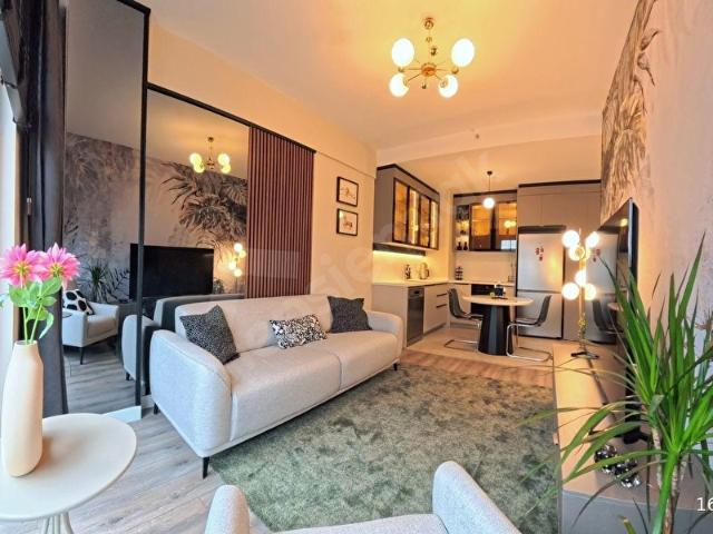 BORDO YAŞAMKENT SİTESİNDE LÜKS EŞYALI 1+1 KİRALIK