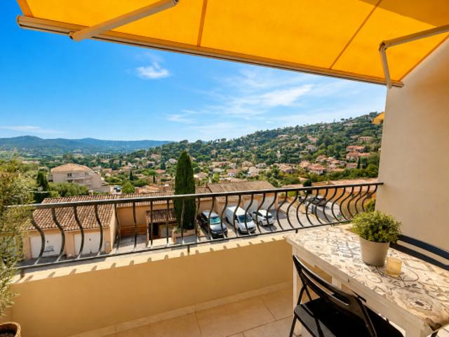 BORMES LES MIMOSAS DERNIER ÉTAGE TERRASSE SUD OUEST VU