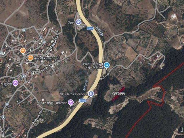 BORNOVA KARAÇAMDA 1.020m SATILIK ARSA