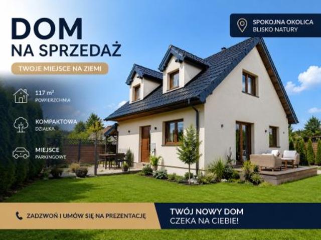 Borówno, 103 m² Dom