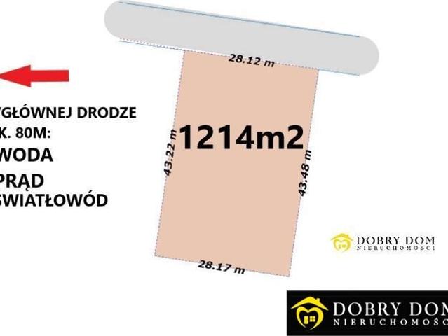 Działka 1214 m² z mediami, las i cisza, 20 min do Białegostoku