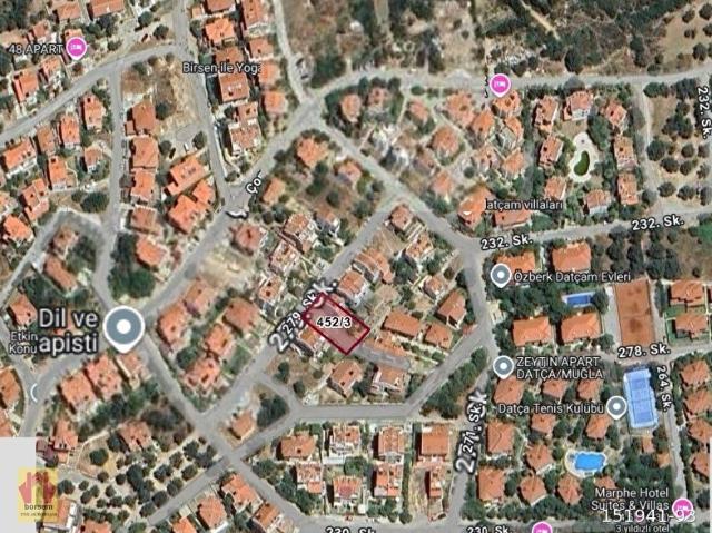 BORSEM EGE DATÇA MERKEZDE SATILIK 280 m KONUT İMARLI ARSA