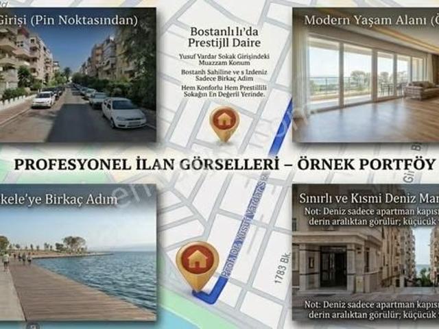 Bostanlı Yusuf Vardar'da Satılık Lüks 1+1
